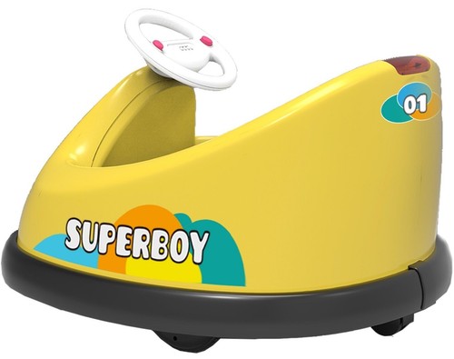 Kids ride bumper car - car, yellow