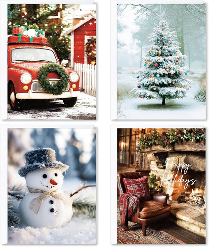 Christmas cards boxed - christmas, cards-