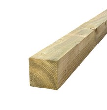 Pack of 10 | 75x75x2400mm Untreated Timber Posts  Wood Fence&Shed Construction