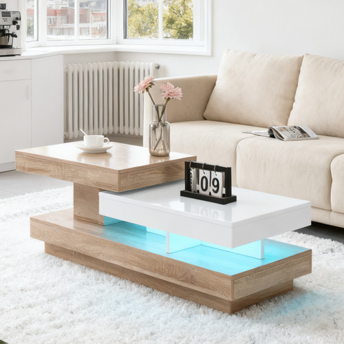 360 rotating coffee table - 360°,
