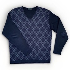 Wolsey V-Neck Argyle Jumper
