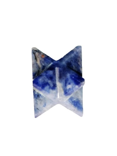 Sodalite merkaba blue crystal - blue,