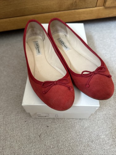 Bennett coral ballet pump - coral,