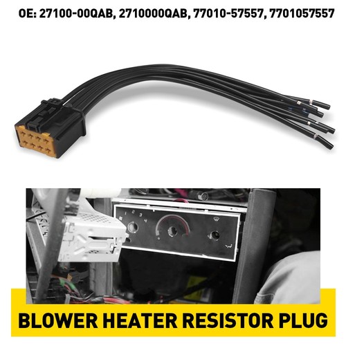 Blower heater resistor plug - blower,