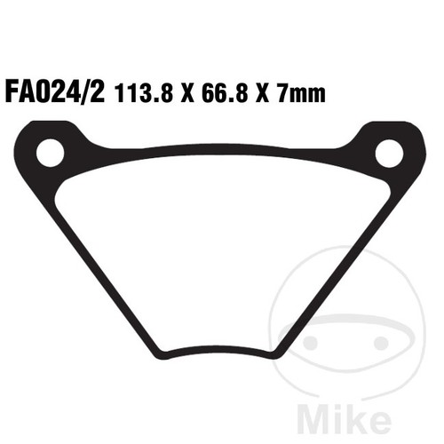 Ebc standard brake - pads, altn