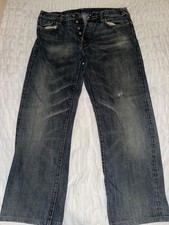 evisu jeans 33w 28l