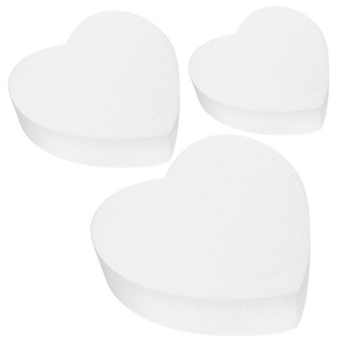 Pcs foam cake - model, heart