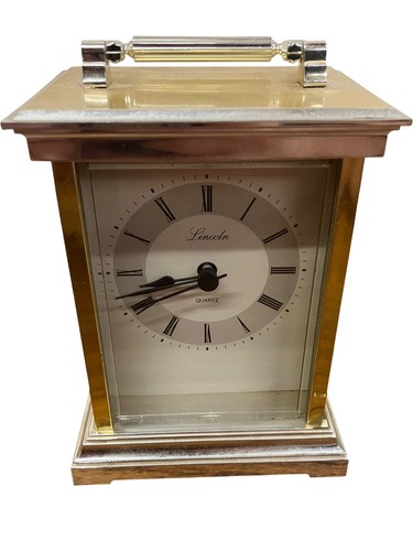 Lincoln quartz carriage clock - lincoln,