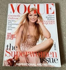 VOGUE UK December 2005 Gwyneth Paltrow Cover - Vintage Fashion Magazine