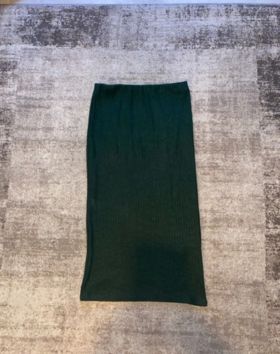 Zara ribbed dark - ribbed, green