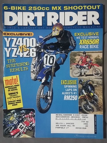 2000 january dirt - 2000, rider