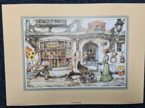 Toy shop decoupage - shop,