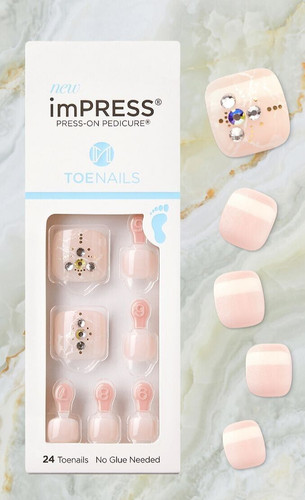 Kiss impress press toe - kiss, press-on