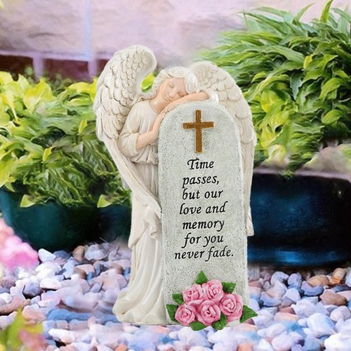 Cemetery grave angel statue - cemetery,