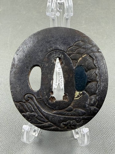 Japanese tsuba sword guard - japanese,