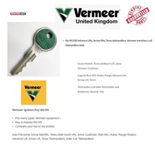 Vermeer Ignition Key NG100
