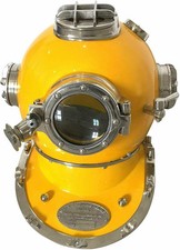 Antique Yellow Diving Divers