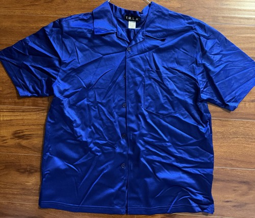 Vtg ymla shirt men - ymla, blue