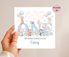 Personalised 1st Birthday Card