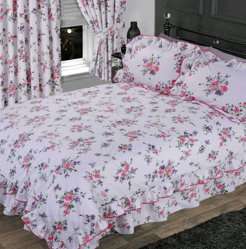 Super king cover set - , frilled
