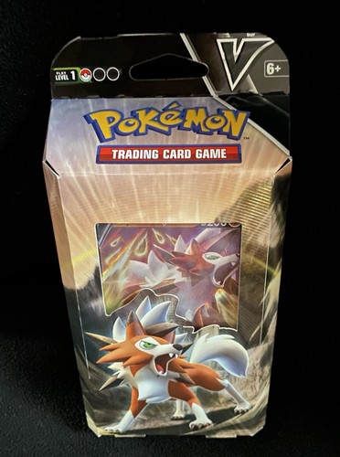 Pokemon battle lycanroc - v,
