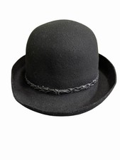 Ladies Black Hat 100% Wool Liz