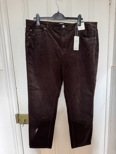 Corduroy trousers uk 22 - m&s,