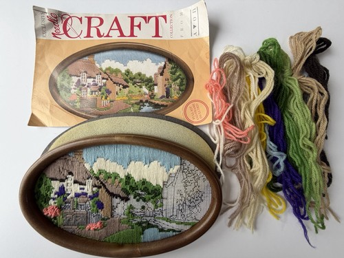 Cottage village longstitch - cottage,