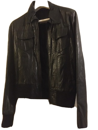 Leather jacket - leather,