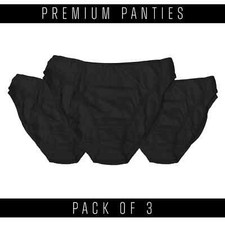 Ladies 3 or 6 Pack Briefs, Comfort fit Cotton Penties Multipack Womens Underwear