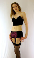 Luxury 4, 6 or 8 Strap Suspender Belt Size 6-16 Various Colours and Patterns
