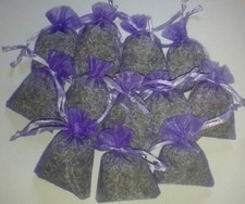 12 FILLED  LAVENDER ORGANZA