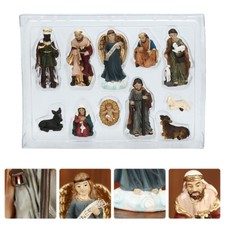 Crib Manger Porcelain Nativity
