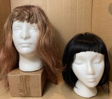 Ladies 2x Kanekalon human hair wig & synthetic wig 