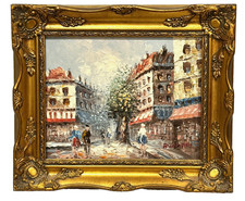 Vintage Parisian Street Scene