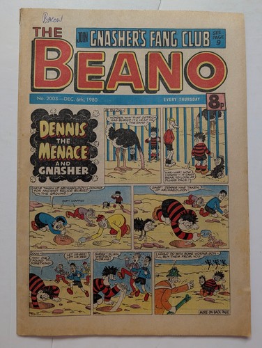 Beano comic 2003 december - comic, 2003,