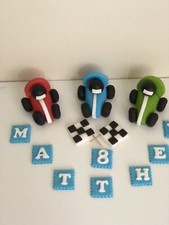 Racing cars flags boys