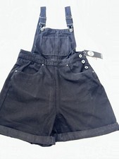 Boohoo Black Denim Dungaree