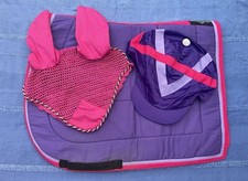 Cross Country Set XC Saddle Pad Hat Silk Fly Veil