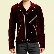 Gothic Handmade Moto Burgundy
