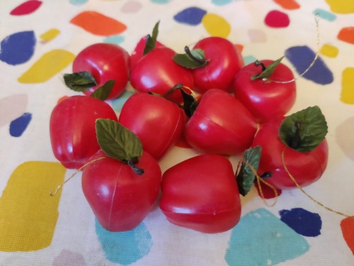 Vtg retro apple christmas - apple,