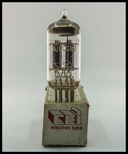 BELL LABS FOR CEI/12AU7A/GREY PLATE/HALO GETTER/MULLARD TECHNOLOGY/MAXI TESTED 