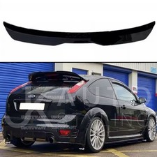 Gloss Black Spoiler Extension Lip For Ford Focus ST MK2 2004-2011 ST225 Mods
