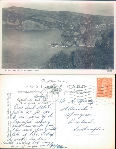 Combe martin from sandy - combe,
