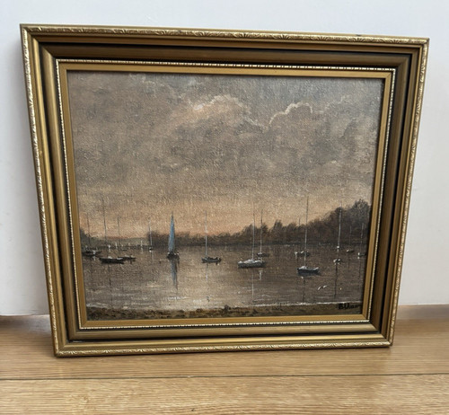 Bernard hays original oil - hays,