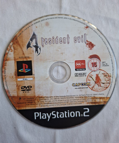 Resident evil ps2 - 4, disc