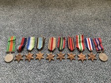 Full Set Of WW2 Medals Inc Aircrew Europe Star