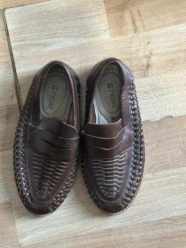 Boys brown summer loafers - , next