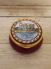 Staffordshire Enamels - Hand Painted Enamel Box - Turnberry 2000