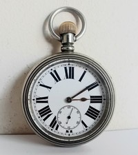 Railway Pocket Watch. GWR Pocket Watch. Screw Case. Working Order 